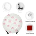 thumbnail image 4 of Sikiie Cute Pigs Bone China Decorative Plate Personality Ceramic Dinner Plate Crafts Decorative Ceramic Decorative Plate -8in, 4 of 6