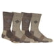 thumbnail image 1 of Calcetines redondos Columbia Moisture Control, paquete de 4, para hombre de 6 a 12 años, color marrón, 1 of 2