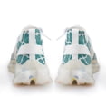 thumbnail image 6 of Moroccan Turquoise Gray Ombre Walking Shoes for Men Woman Lightweight Tennis Fashion Elastic Sports Shoes Cushion Basketball Shoes, 6 of 7