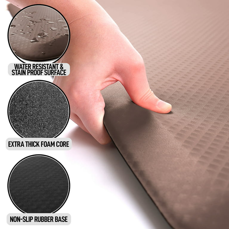 Zulay Home Large 20 x 39 Inch Anti Fatigue Floor Mat - 3/4 Inch