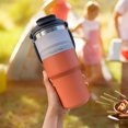 thumbnail image 1 of Taza de café térmica de viaje Tazas dobles para autos de gran capacidad (naranja 750ml) Likrtyny Libre de BPA, 1 of 8