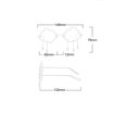 thumbnail image 3 of 1 Pairs Cloud Sunglasses Raindrop Rimless Cute Sunglasses Funny Heart Flame Shaped Disco Glasses for Women Men The best choice for birthday gifts and, 3 of 3
