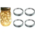 thumbnail image 3 of 24 Rust Resistant Silver Mason Jar Replacement Rings, 70Mm Regular Mouth Mason J, 3 of 5