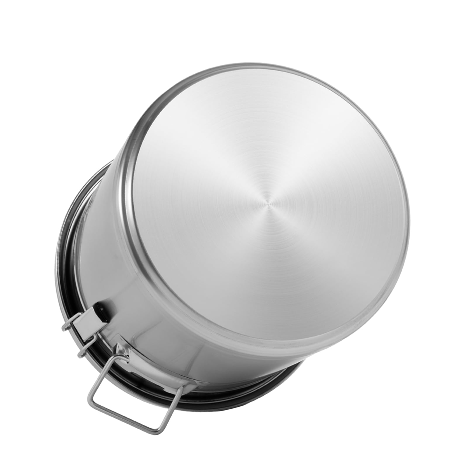 PEAKORA21L Airtight Rice Bucket Stainless Steel Canister Food Storage Container w/ Lid