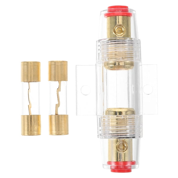 Portafusibles AGU de 30 A, amplificador de alarma de audio para coche en línea, compresores de audio para camiones, piezas automotrices, portafusibles impermeable