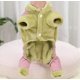 thumbnail image 4 of Pet Clothes Autumn Winter Teddy Small and Medium Dogs Thick Warm Four Legged Green s, 4 of 5