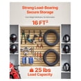 thumbnail image 2 of SlatWall Paneling 4x4 ft MDF Natural - Garage Storage, Workshop Organizer, Retail Display - 16 sq ft Modular Slat Wall System, 2 of 6