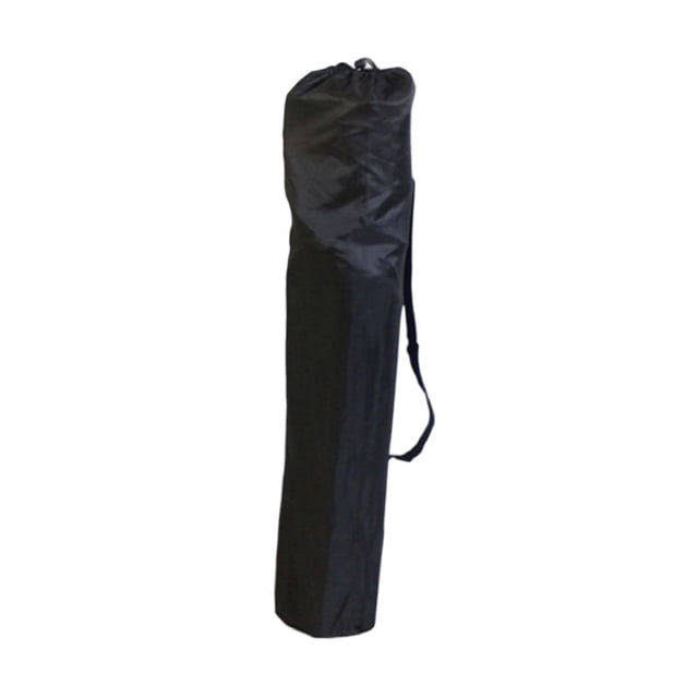 Bolsa para silla de camping, reclinable, bolsa de almacenamiento, tienda de campaña, organizador ligero con correa para el hombro Negro