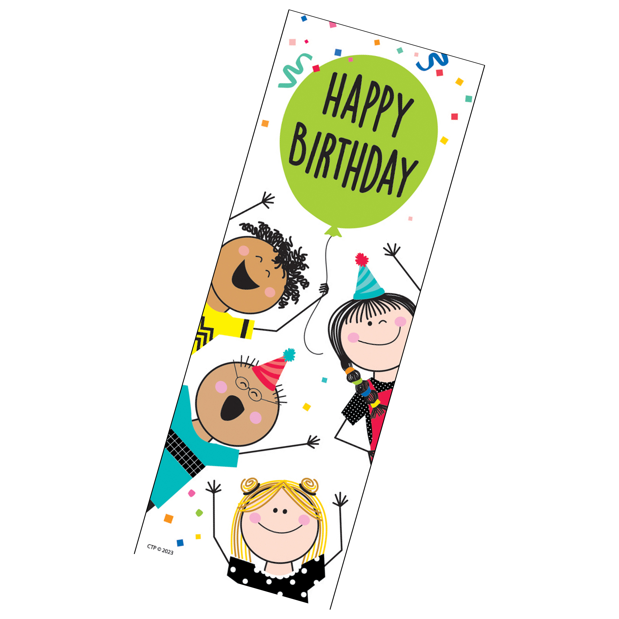 Creative Teaching Press Happy Birthday Bookmark, 30 Per Pack, 6 Packs