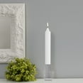 thumbnail image 6 of ROOT Unscented Grecian Collenettes Taper Candles, 9-Inch Tall, Box of 4, White, 6 of 6
