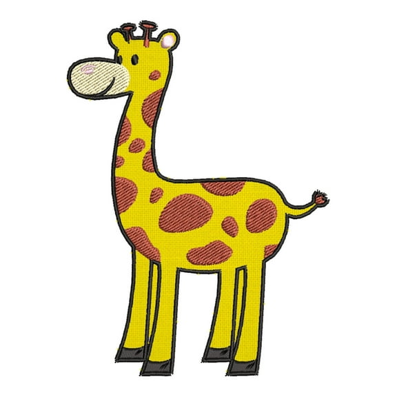 Cartoon Giraffe Safari Animal Embroidered DIY Iron on or Sew-on Decorative Patch Badge Emblem Appliques Pet Animal Love Zoo Aquarium Series