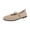 Khaki, variant on Woven Flats for Women Ballet Flats Faux Leather Mary Jane with Buckle Strap, Casual Office Woven Ballerina, Soft All-Day Comfy Dressy Shoes Black 7