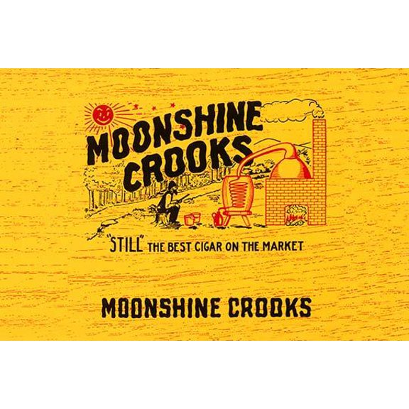 Moonshine Crooks Cigars-Fine Art Canvas Print (20" x 30")