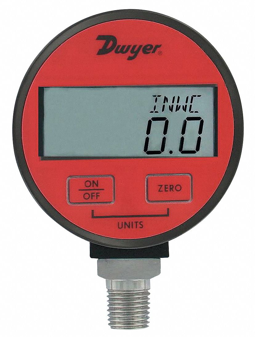 Dwyer Instruments 2300-0 Dwyer Magnehelic Pressure Gauge,0.25In To 0 To 0.25In 