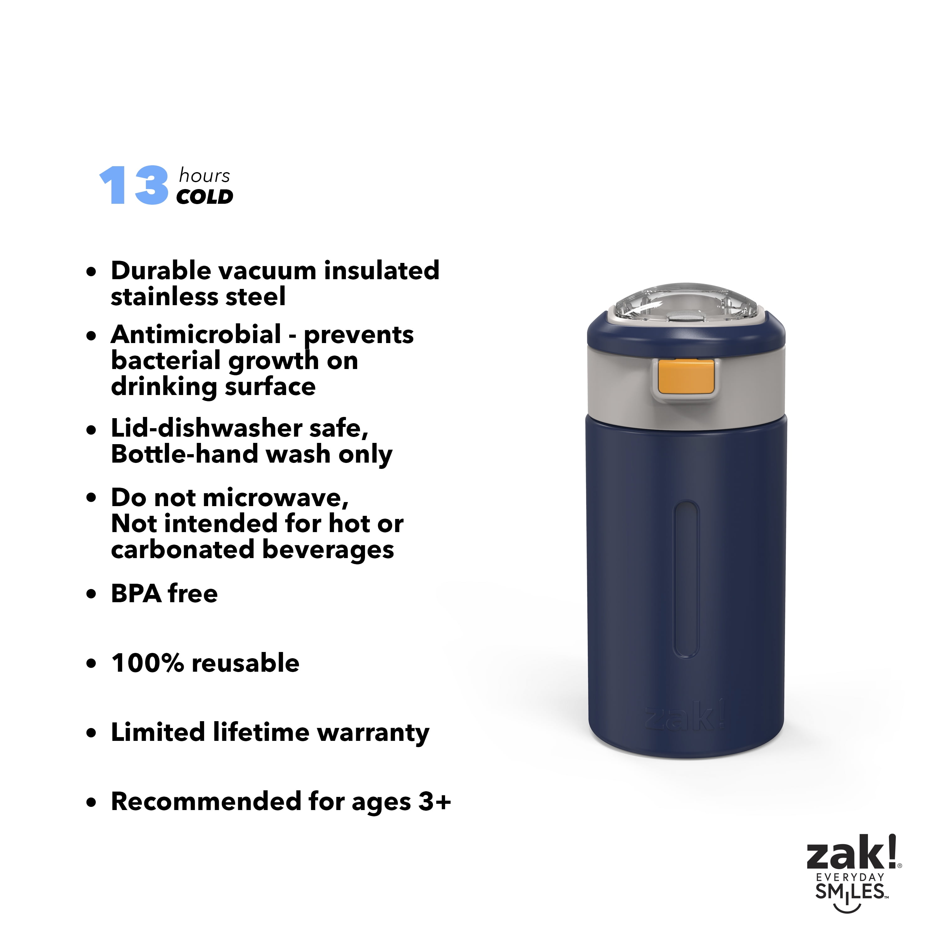 Zak! Designs Navy Atlantic Bottle, 16 oz - Kroger