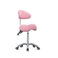 thumbnail image 1 of Silla con ruedas Saddle Stool con respaldo Antlu Pink, 1 of 6