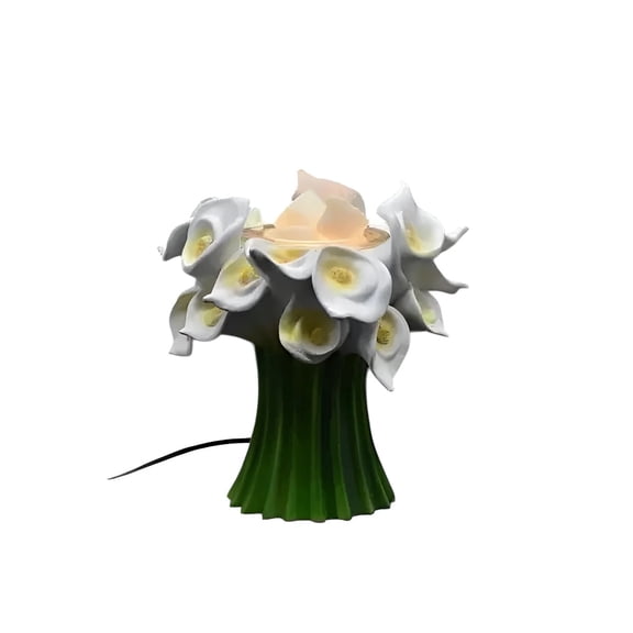 Flowers Wax And Oil Warmer Electric Decorative Warmer