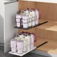 thumbnail image 6 of Stainless Steel Pull-Out Water Bottle Organizer for Home, Office and Car with Convenient Storage and Space-Saving Design, 6 of 8
