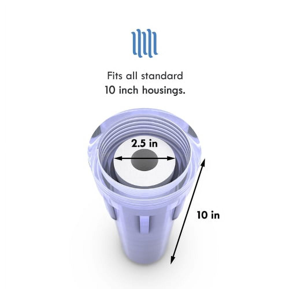 1-Micron Sediment Water Filter Replacement Cartridge for 10 in. x 2.5 in. (POE) Whole House Systems 20 Pack