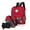 Red, variant on jiaxiM School Backpacks Leaf Pattern Three Piece Stylish Travel School Bag Set for Ages 10 to 18, High School, University, Daily Commute, Business Trip