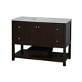thumbnail image 4 of Lakeshore 48" Bathroom Vanity with Chocolate Cabinet and Quartz Top, 4 of 6