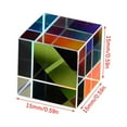 thumbnail image 4 of Chromatic Mirror Beamsplitter Optical Glass Mirror Dispersion Hexagonal Cube, 4 of 5