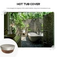 thumbnail image 3 of Minkissy Bouchon Rond pour Spa, Anti-Poussière et Imperméable pour Utilisation Extérieure en Piscine, 3 of 5