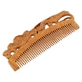 thumbnail image 4 of Miangastore Hair Styling Comb Hair Detangling Comb Chocolate Natural Wood 1PC 5.9X2.4X0.4In, 4 of 8