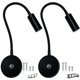 thumbnail image 1 of Luz de lectura para RV, luz de cuello de cisne de 12 V-24 V, carga USB, atenuación táctil, luz para yate, luz LED para RV, compatibilidad versátil., 1 of 4