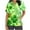 BB-Gold, variant on St. Patrick's Day Women Scrub Tops Shamrocks Printed V Neck Short Sleeve Nursing Uniform Scrubs Shirts with Pockets Gold M Todays Sales