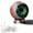 Green, variant on Lifelike Monster Eye Resin Figurine - Bloodshot Eyeball with Intricate Iris Details, Black Display Stand Included, Spooky Tabletop Horror Decor for Gothic Shelf, Halloween Party Atmosphere.