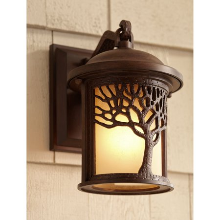 - John Timberland Rustic Outdoor Wall Light Fixture Bronze 9 1/2