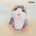 thumbnail image 1 of Interesting Talking Hamster Plush Animal Doll Sound Walking Speech Recording, 1 of 6
