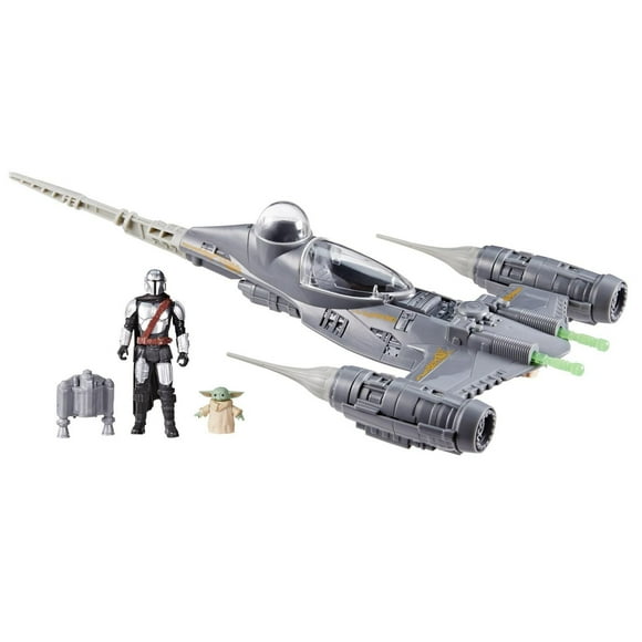 Star Wars Epic Hero Series The Mandalorian's N-1 Starfighter, figurines articulées, jouets Star Wars