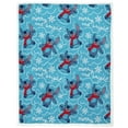 thumbnail image 1 of Lilo & Stitch Silk Touch Blanket with Sherpa Fleece Back, 1 of 5