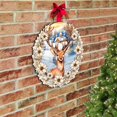 thumbnail image 3 of Designocracy 8611065H 24 x 18 in. Majestic Forest Deer Holiday Christmas Door Decor, 3 of 11