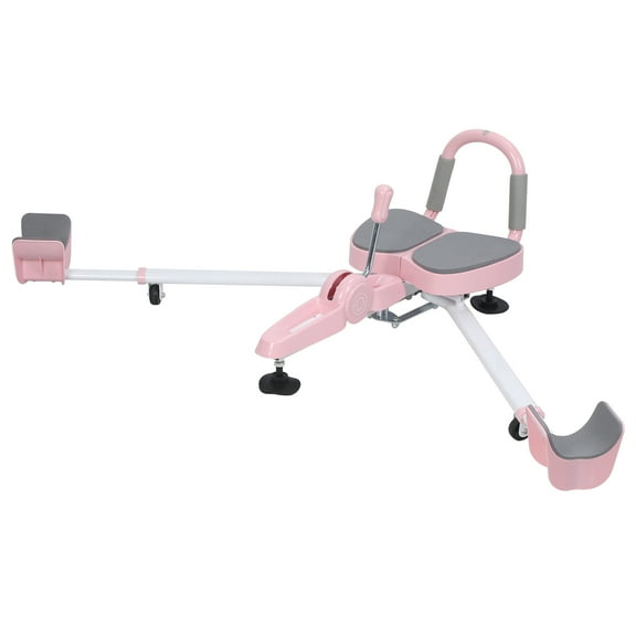 Fogcroll Leg Stretcher Machine Leg Rotary Extension Heavy Duty Splits Machine Improve Flexibility Leg Stretching Training Equipment for Ballet, Cheerleading Dance, Gymnastics, Yoga 330 Lbs (Pink)