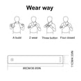thumbnail image 4 of Para Mujeres Y Hombres 3 Temperatura Ajustable Lavable Calentado Cuello Envoltura Invierno Cuello Calentador Hombro Calentador Banco De Energía No Incluido Scienceny HA046677-01, 4 of 6