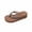Brown, variant on Women's Sparkly Rhinestone Platform Flip Flops Thong Sandals Flower Slip on Wedge Sandals Pink 6
