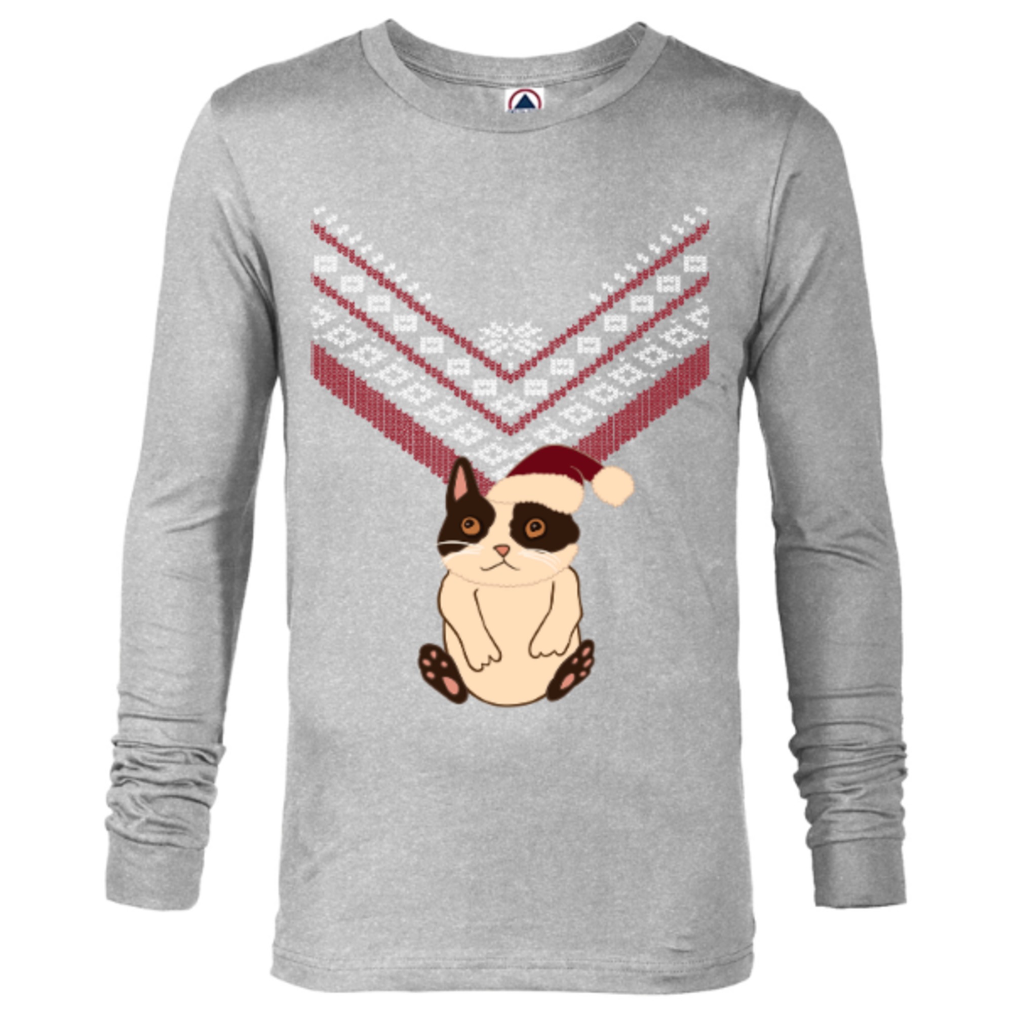 Marvel Hawkeye Cat Holiday Sweater - Long Sleeve T-Shirt for Men –  Customized-Athletic Heather - Walmart.com