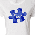 thumbnail image 4 of Inktastic Autism Awareness Be Kind Dark Blue Puzzle Piece Women's T-Shirt, 4 of 5