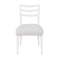 thumbnail image 5 of I Home Furnishings Wilmington Laderback Dining Chair - White, 5 of 6