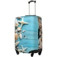 thumbnail image 3 of Summer Seashells Board Travel Luggage Suitcase COVER, Washable Suitcase COVERS Elastic, XL - Fits 29-32 inch luggage (No Suitcase), 3 of 6