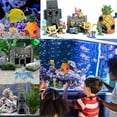 thumbnail image 4 of 9-piece cartoon fish tank decoration resin cave fish and shrimp hiding place resin underwater decoration aquarium cartoon ornaments, 4 of 4