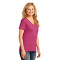 thumbnail image 4 of Port & Company LPC54V Ladies Core Cotton V-Neck Tees, Sangria - Large, 4 of 6