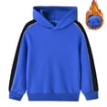 thumbnail image 2 of Esaierr Kids Baby Fleece Sweatshirts for Boys Girls，Toddler Fall Winter Hooded Sweatsuit Long Sleeves Thickened Warm Sweaters Top Unisex Plush Hoodies Pullover ,Size 1-12 Years, 2 of 6