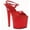 Red, variant on 850-JULIET 8" Heel Sandal Shoe
