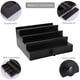thumbnail image 5 of Organizador de colonia Fengligoo negro de 4 niveles de madera con cajón, 5 of 9