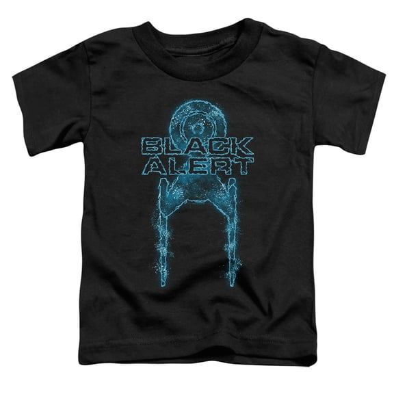Star Trek Discovery Black Alert Toddler T-Shirt Black