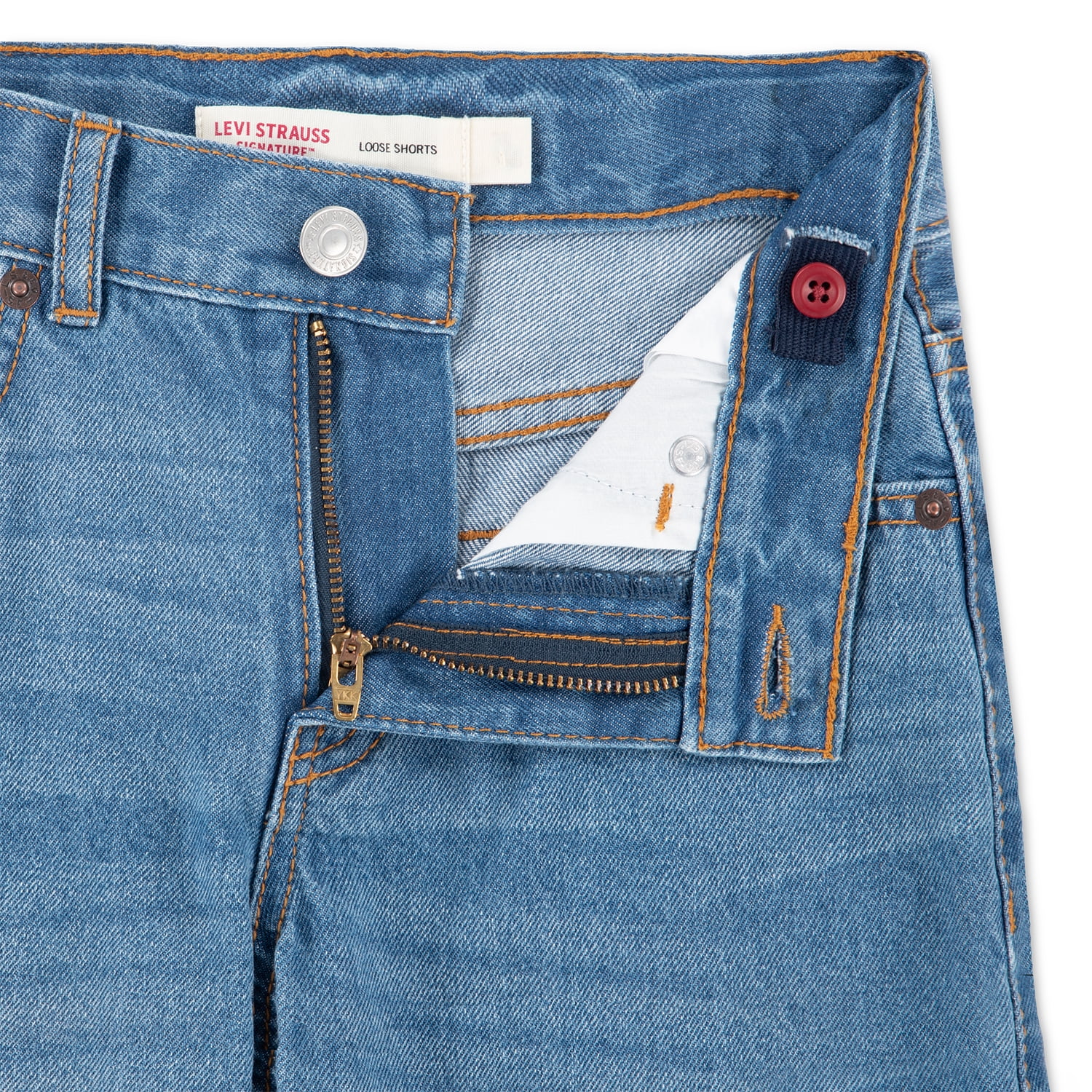 Levi Strauss Signature Boys Loose Fit Denim Shorts, Sizes 4-18